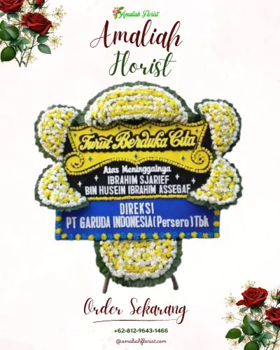Papan Bunga Duka di Sumogawe